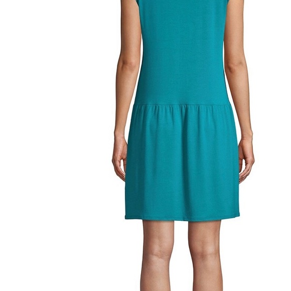 Eileen Fisher -  Fine Tencel Stretch Jersey Dress - Picture 7 of 10